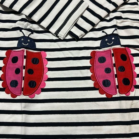 NEW Long Sleeve Dress Ladybug Applique READ DESCRIPTION PLEASE - Picture 2 of 4